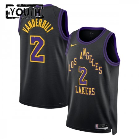 Dres Los Angeles Lakers Jarred Vanderbilt Nike 2025-26 City Edition Crno Swingman - Dječji Dres Los Angeles Lakers Jarred Vanderbilt Nike 2025-26 City Edition Crno Swingman - Dječji